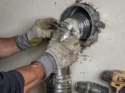 Dryer Vent Hose Installation in Norwalk