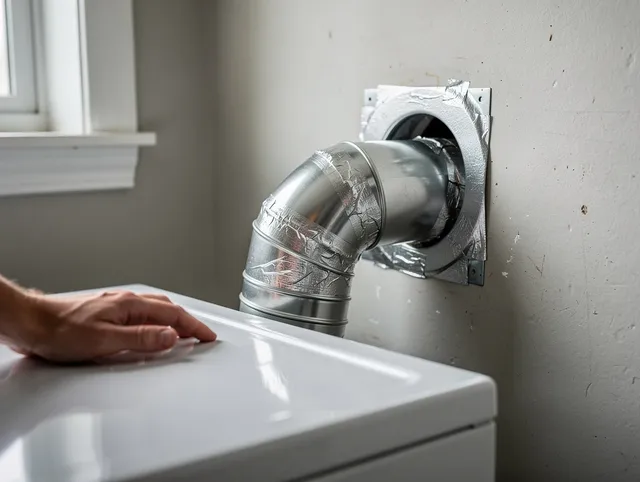 Norwalk Dryer Vent Cleaning expert performing professional dryer vent repair and installation in Norwalk