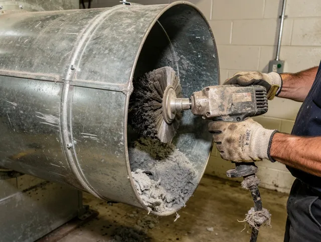 Industrial-grade dryer vent cleaning by Norwalk Dryer Vent Cleaning in Norwalk